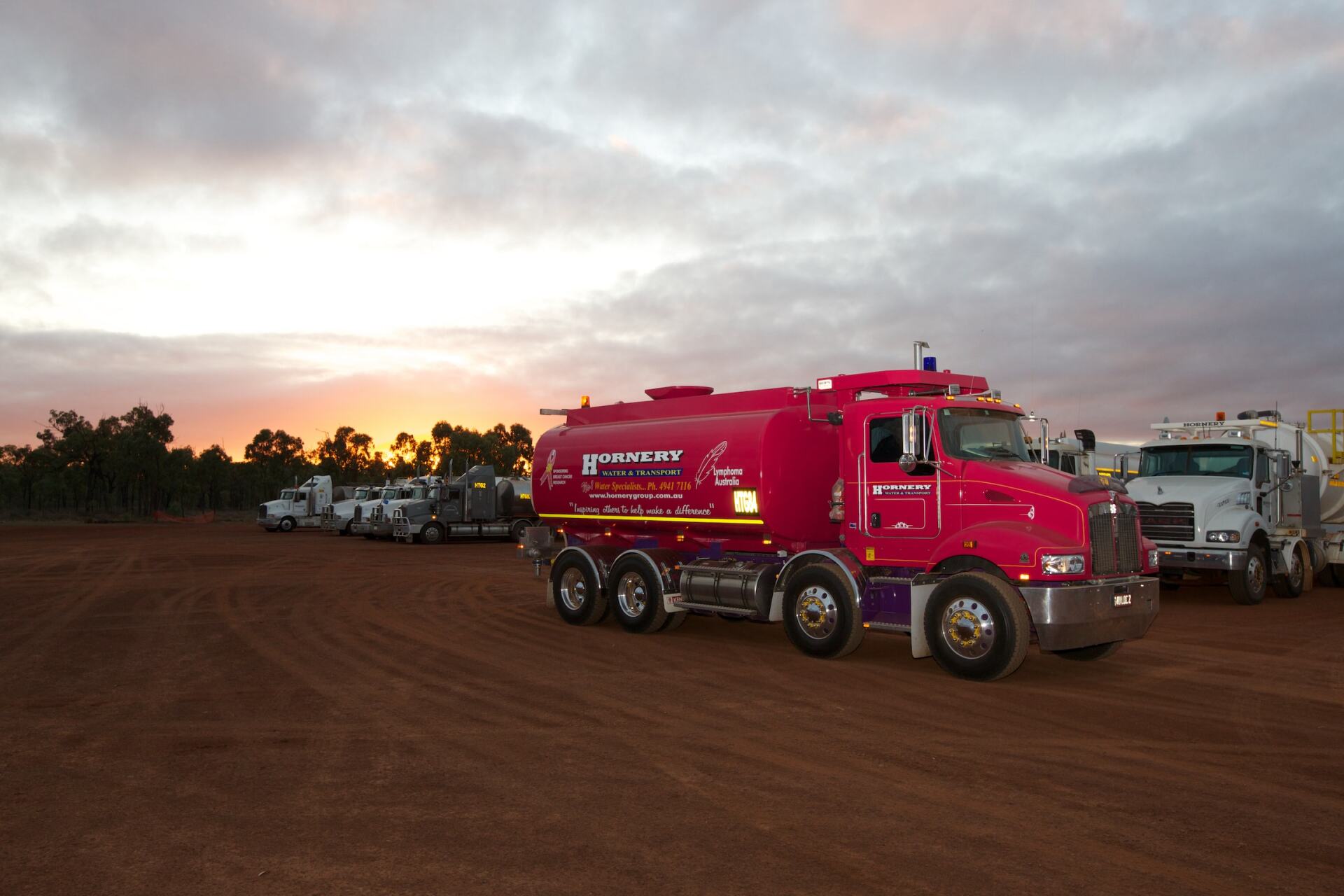 Pink Trucks - Hire Mine-Ready Water Trucks | 4ULOC