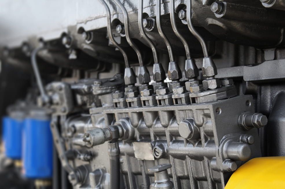 Close-up of a Diesel Engine — BJM Mechanical Mufflers & Tyres in Oxenford, QLD