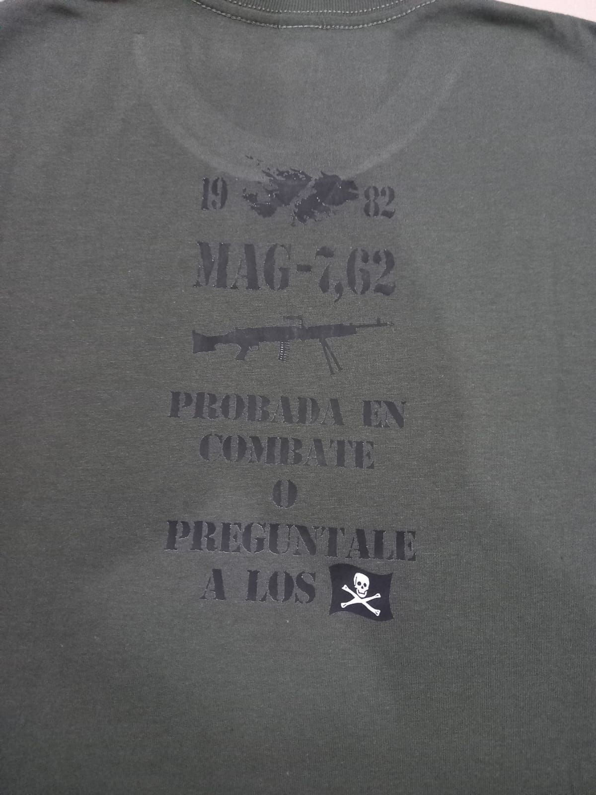 Camiseta verde XXL con 