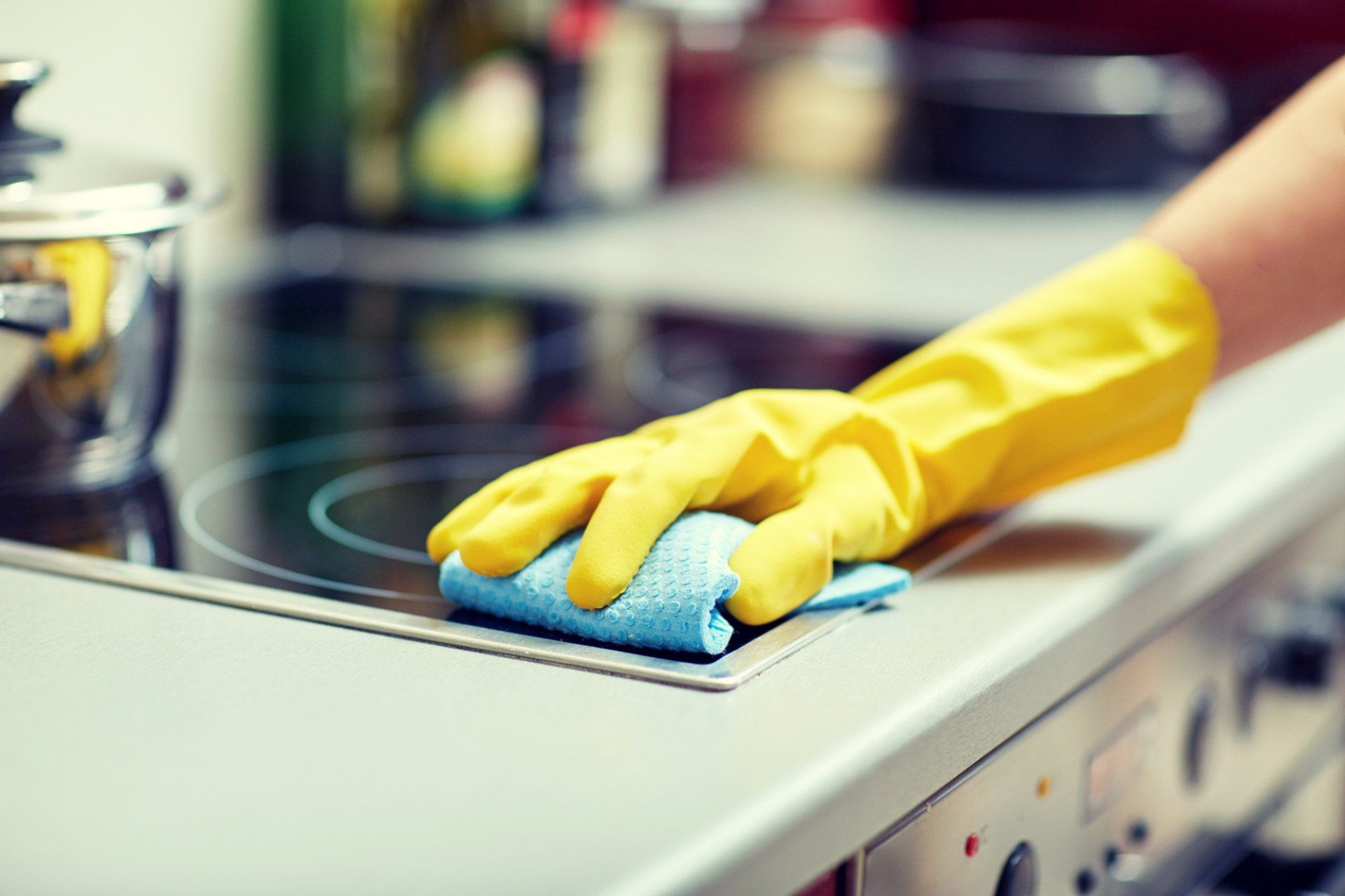 how to deep clean a stove