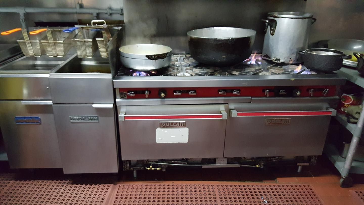 stove and other cooking equipment installation