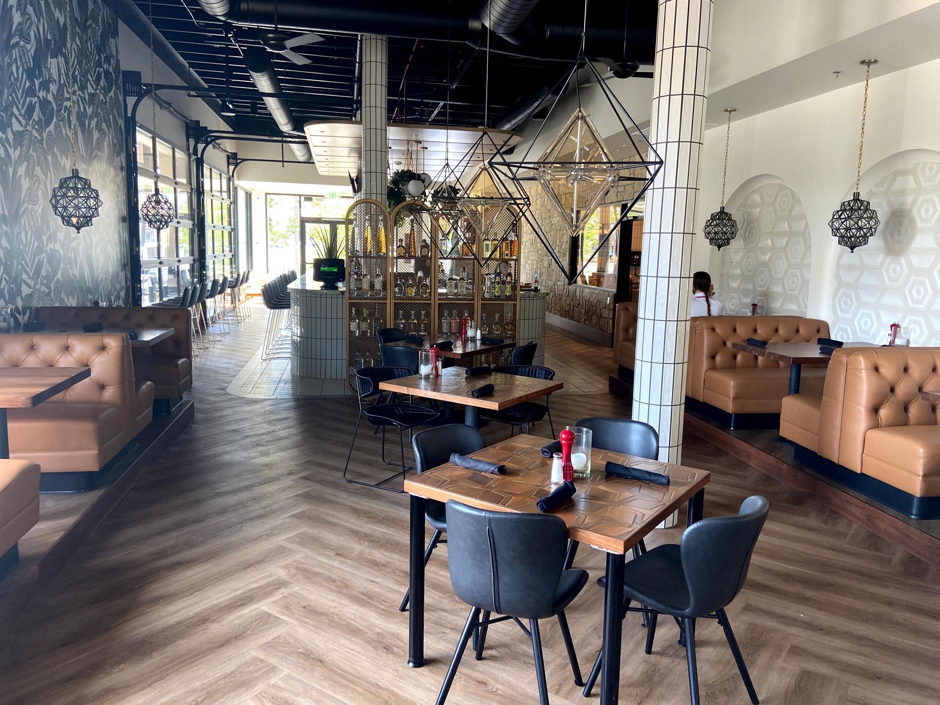 Antique wooden furniture.