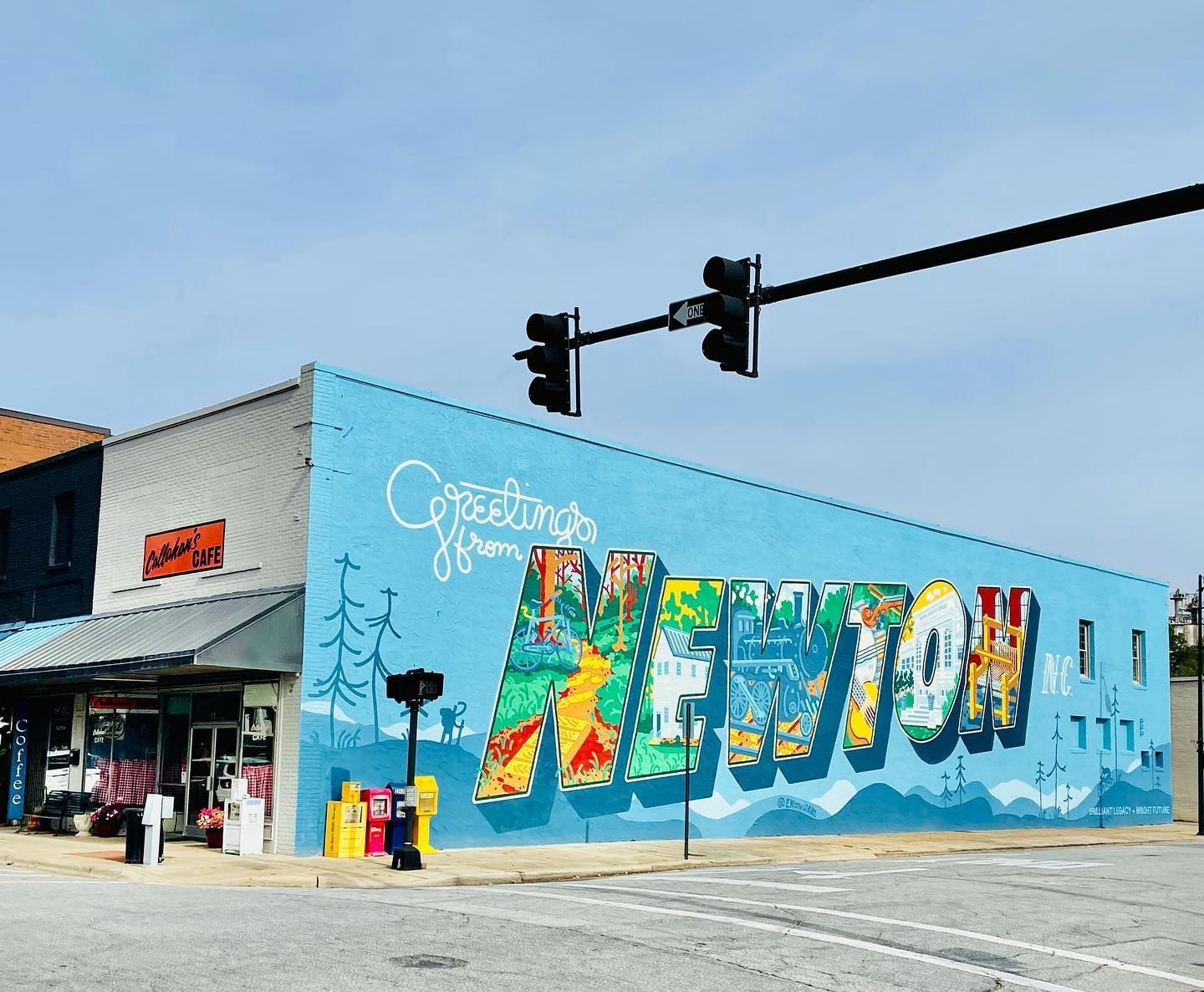 Downtown Newton, NC mural