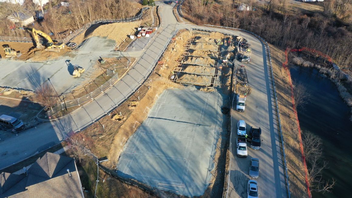 Aerial View of Ivy Hills Building Construction — Essex, MD — Avid Services LLC