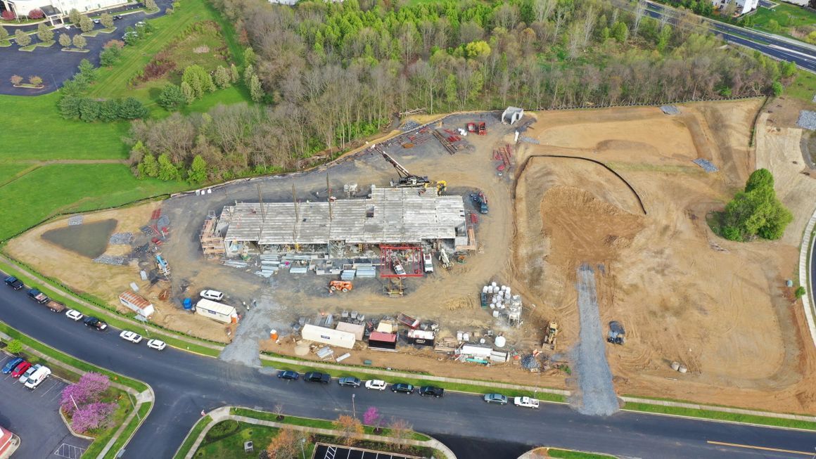 Aerial View of Hotel Construction — Essex, MD — Avid Services LLC