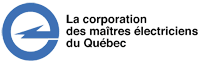 The logo for la corporation des maitres electriciens du quebec