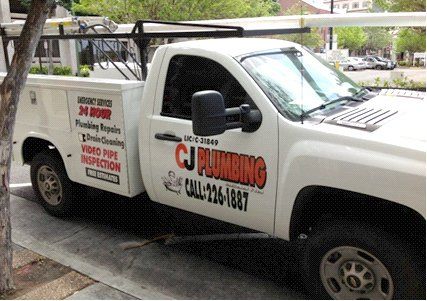 CJ Plumbing truck
