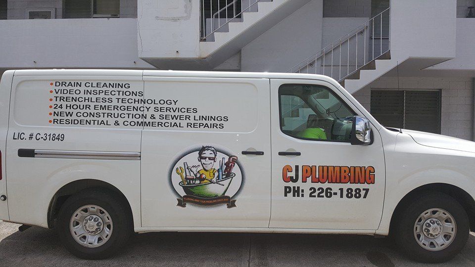 CJ Plumbing van