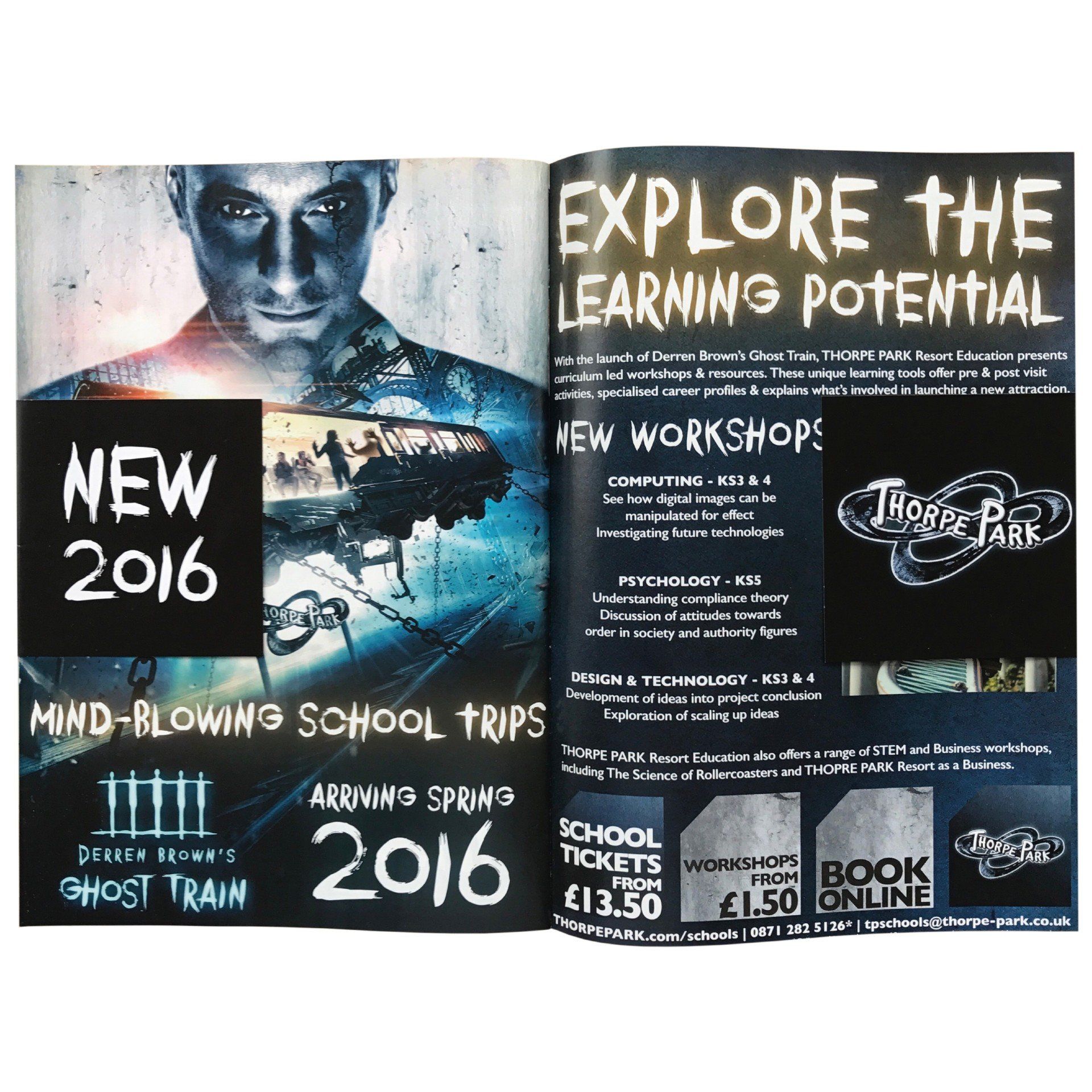 Thorpe Park Advertising