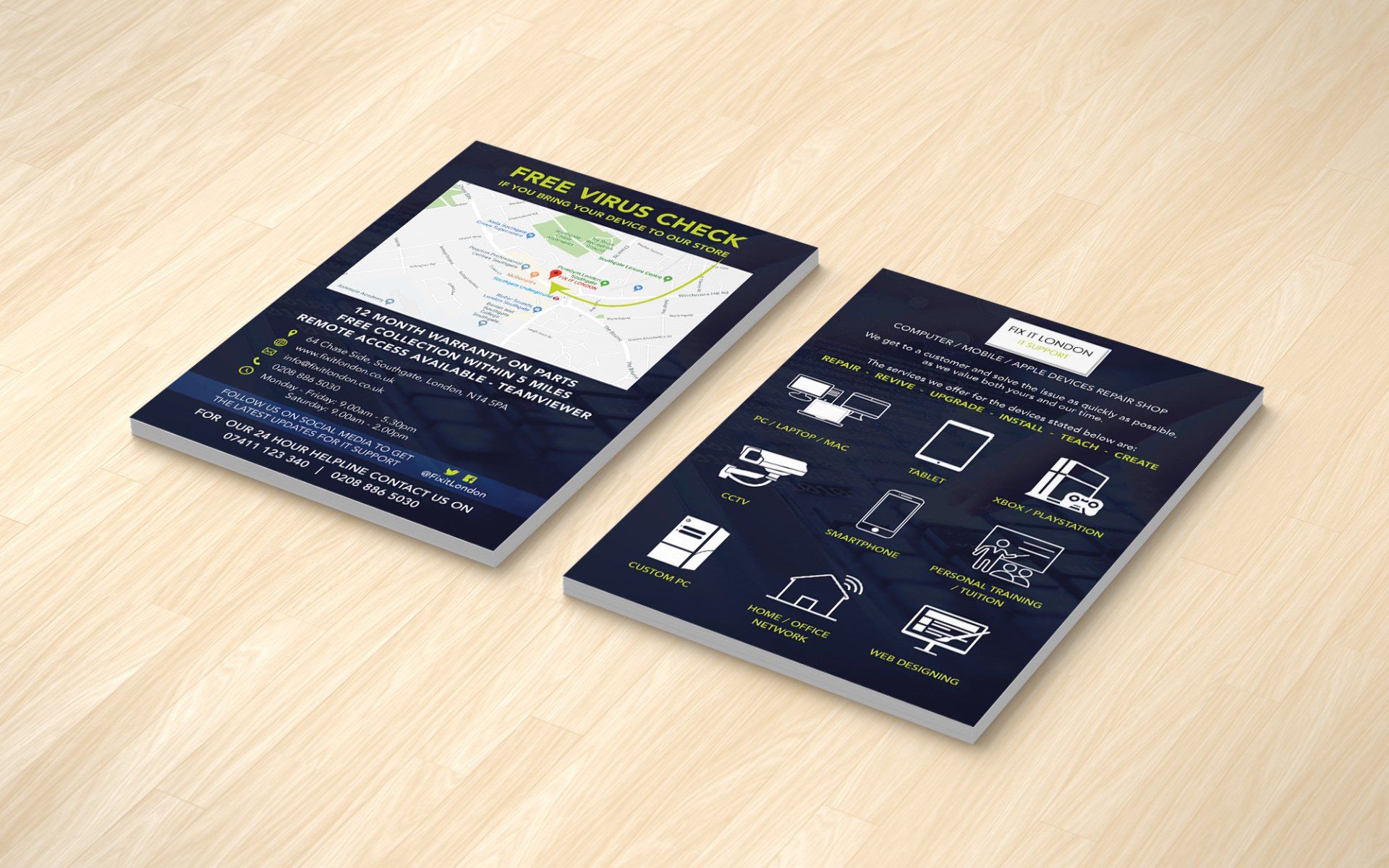 Fixit London Leaflet