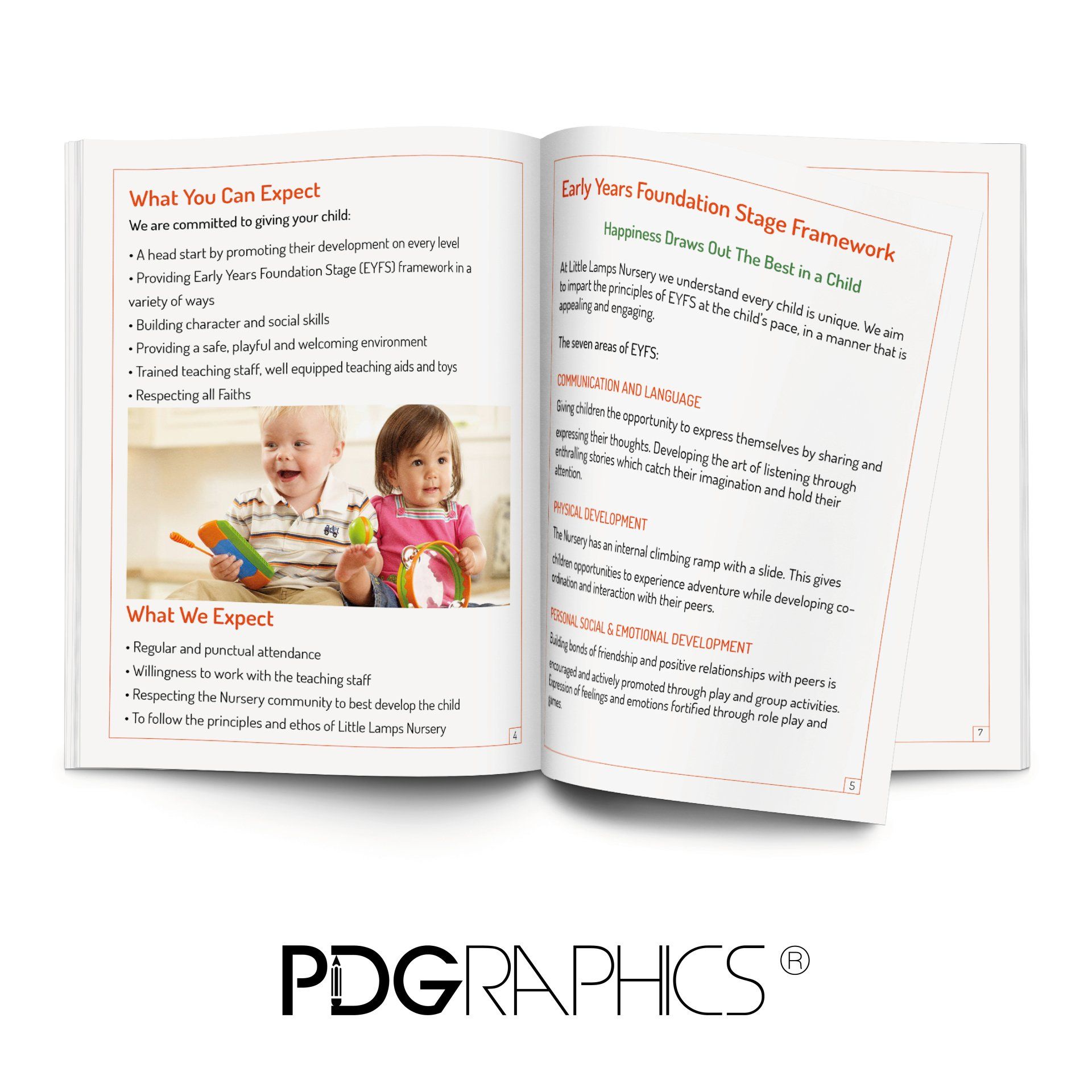 Little Lamps Nursery Brochure