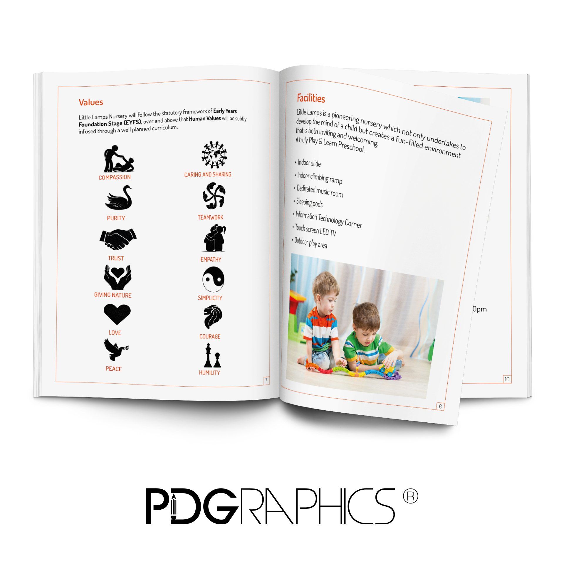 Little Lamps Nursery Brochure