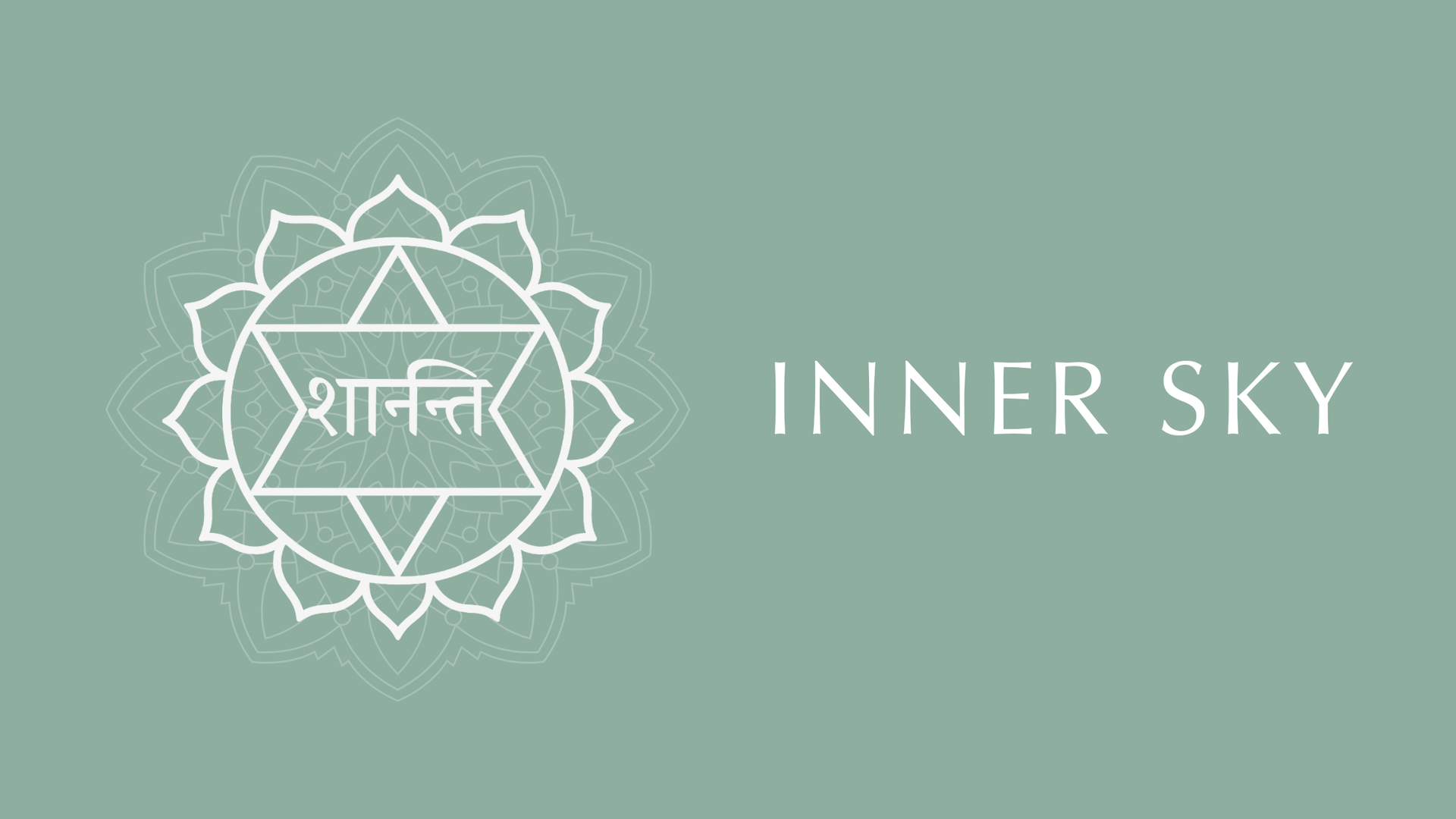 mandala with shanti inside it and word