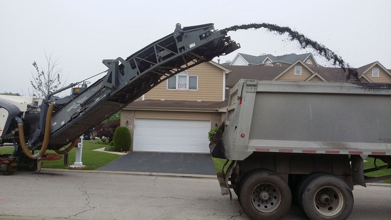 Asphalt milling — Dyer, IN — Pavement Maintenance Solutions, Inc.