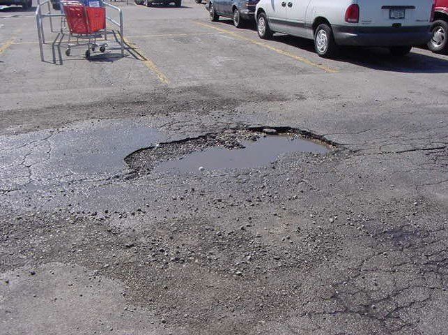 Concrete pothole repair — Dyer, IN — Pavement Maintenance Solutions, Inc.