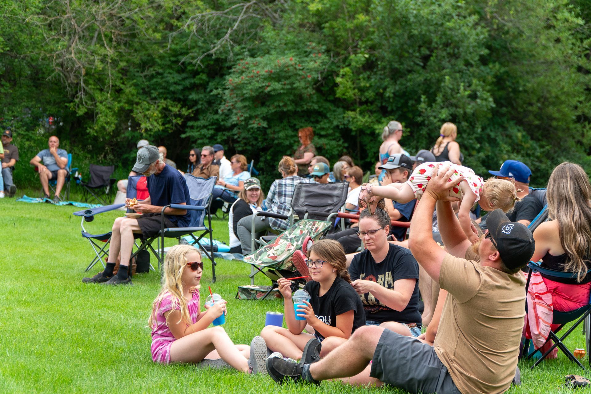 Enjoying outdoor space Heritage Common Hepburn