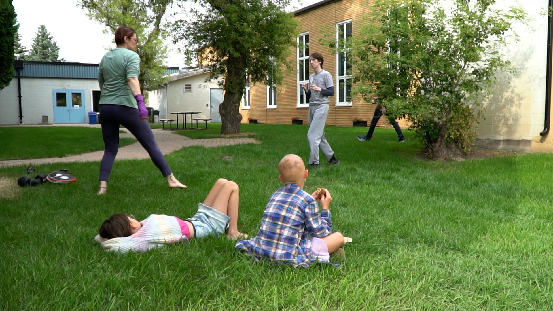 Courtyard at Heritage Common in Hepburn Saskatchewan