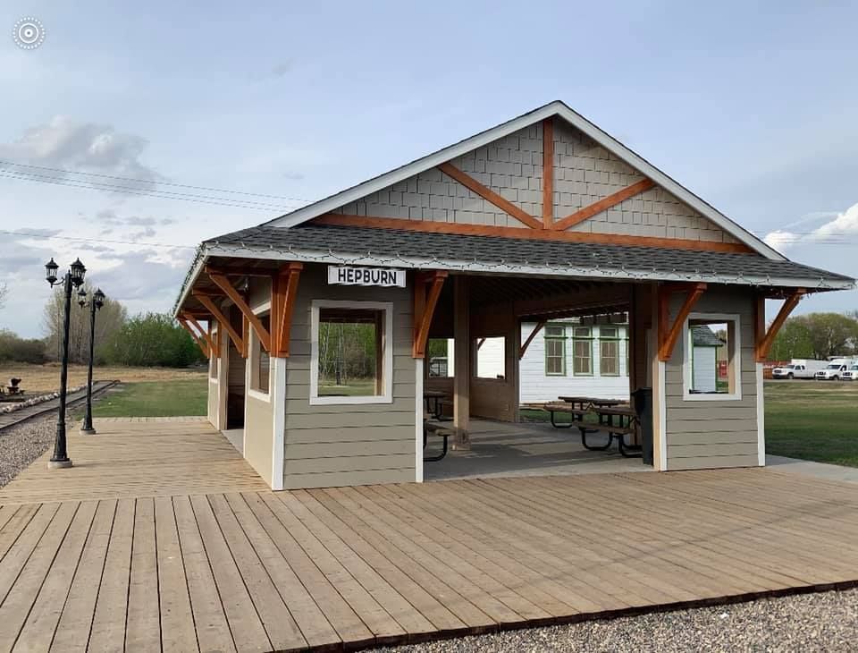 Gazebo and green space Hepburn