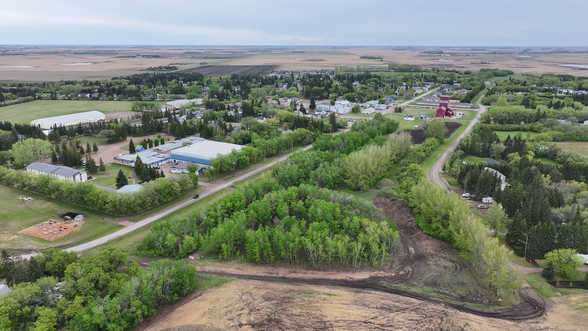 Hepburn aerial drone view