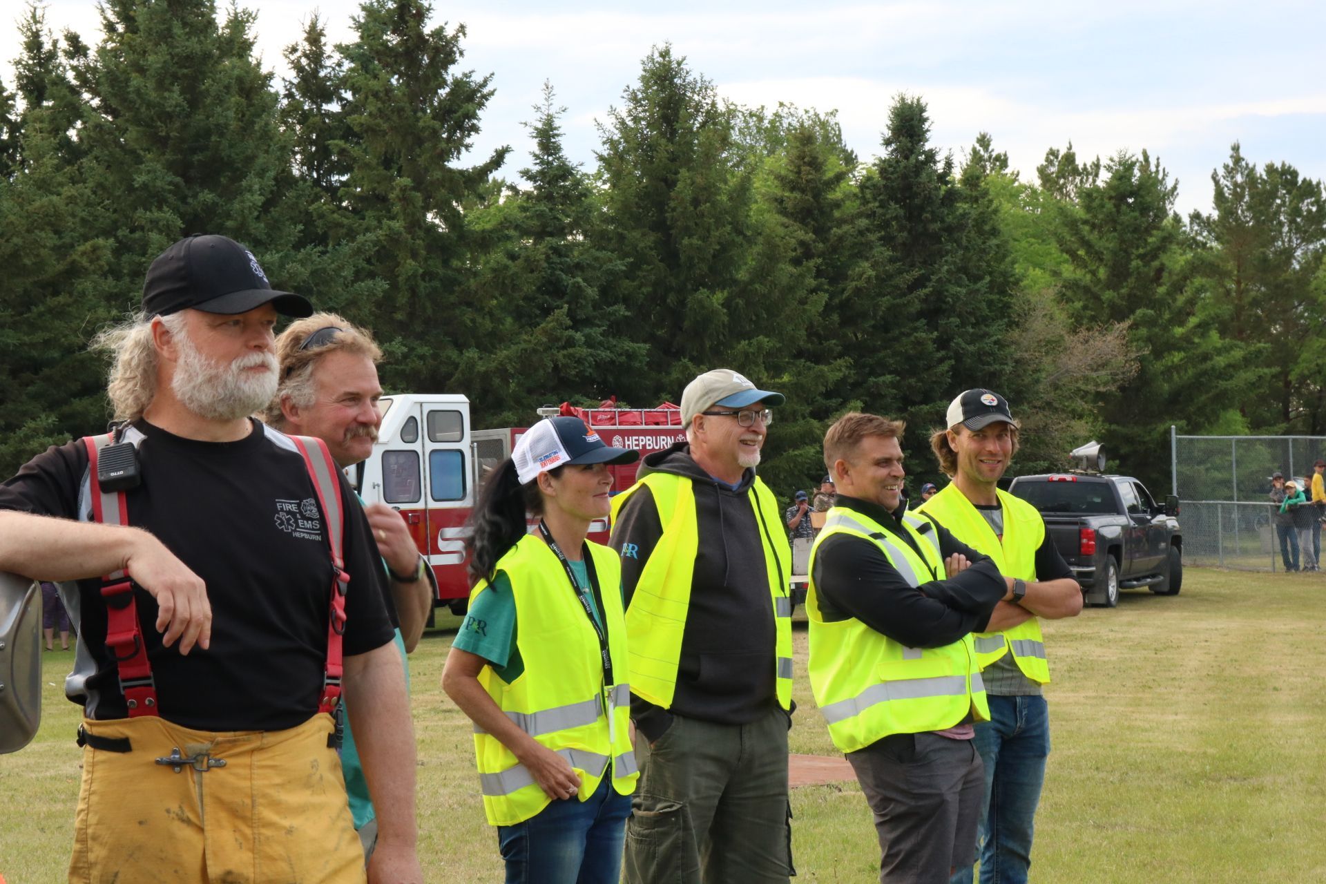 Fire truck volunteers Hepburn Event