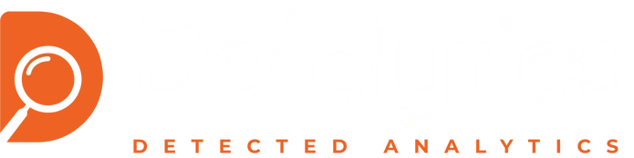 A logo for a company called detected analytics