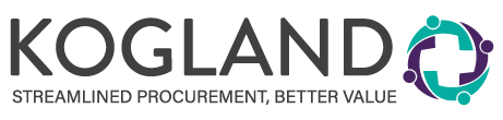 The logo for kogland streamlined procurement better value