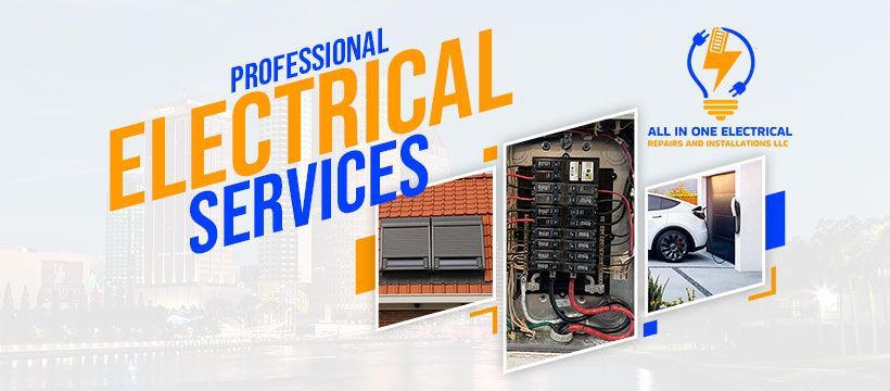 A banner about professional electrical services.