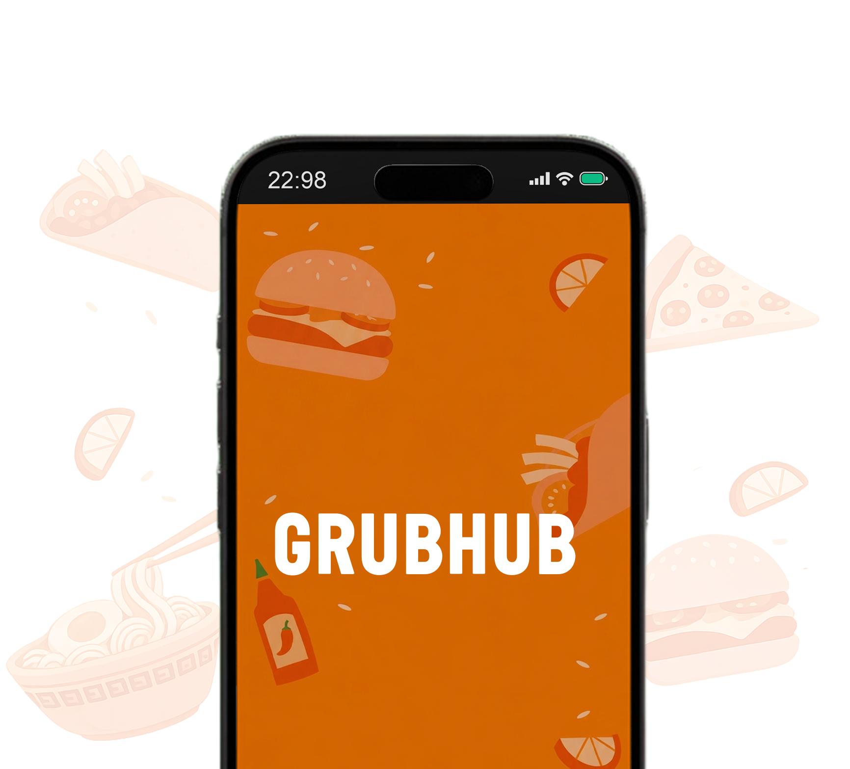 Nutrislice app preview on two mobile phones. Download now!