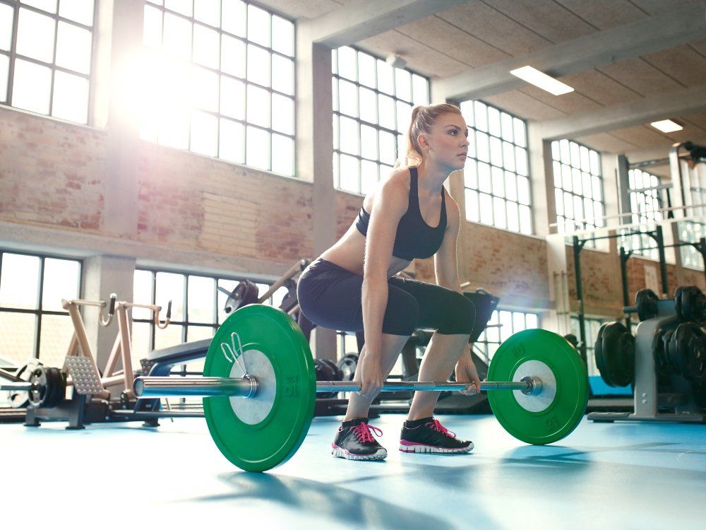 Women Lifting Weight