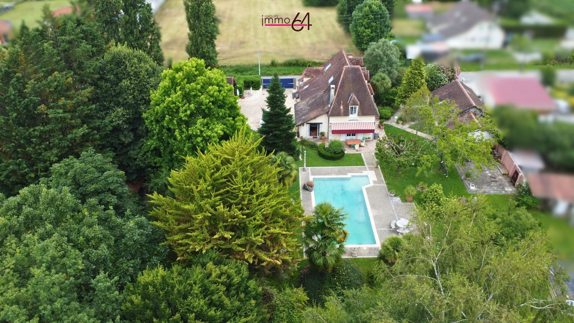 Maison Barinque, Propriété Barinque, Bâtisse Barinque, Immobilier Soumoulou, Immo64 Soumoulou, Maison avec piscine Barinque