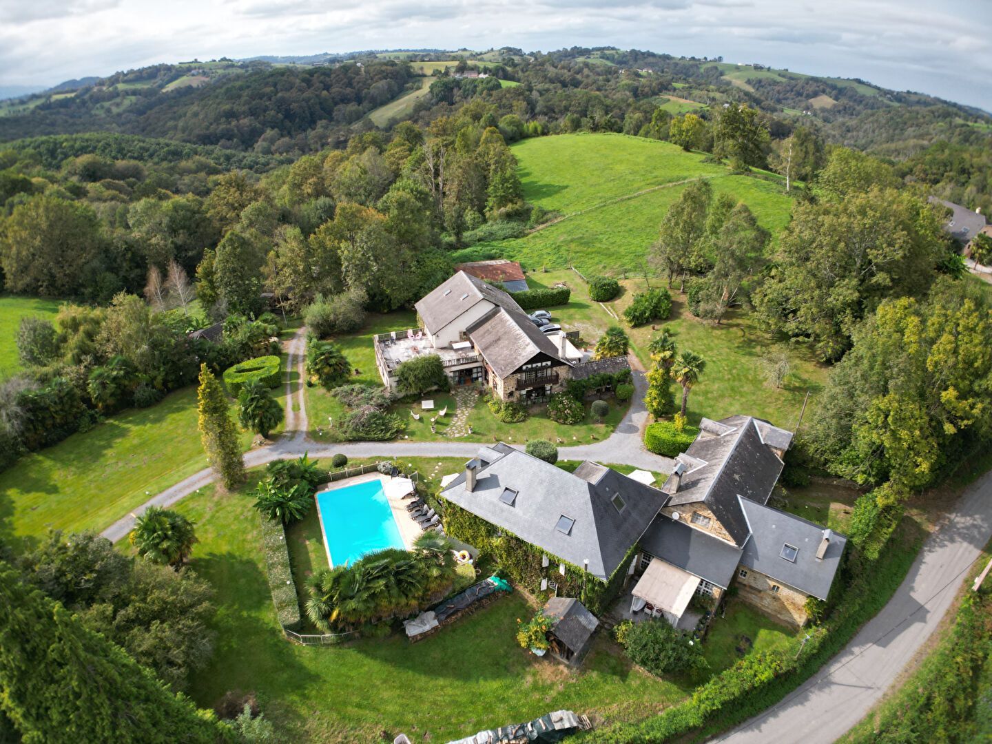 Haut de Bosdarros, Demeure de prestige Haut de Bosdarros, Demeure de prestige avec piscine, Immo64 Soumoulou, Immobilier