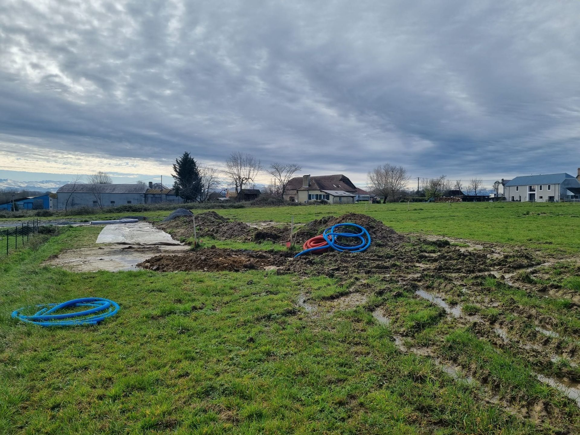 Terrain Riupeyrous, Terrain avec une belle vue Riupeyrous , Terrain Soumoulou, Terrain à côté de Pau, Immo64 Soumoulou 