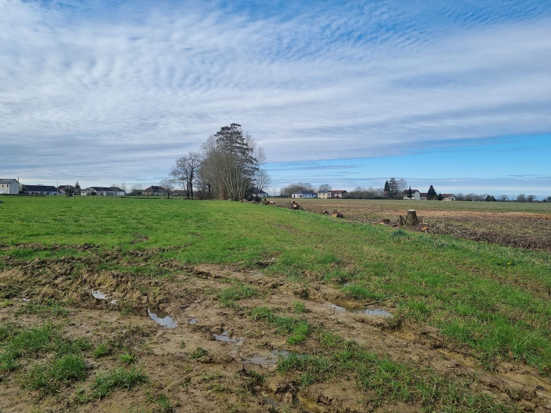 Terrain Riupeyrous, Terrain avec une belle vue Riupeyrous , Terrain Soumoulou, Terrain à côté de Pau, Immo64 Soumoulou 