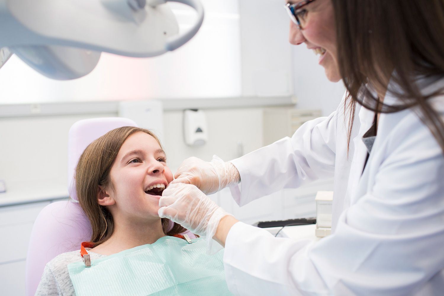 Child on her Dental Check-Up — Fairfax, VA — Esthetic Dentistry of Fairfax