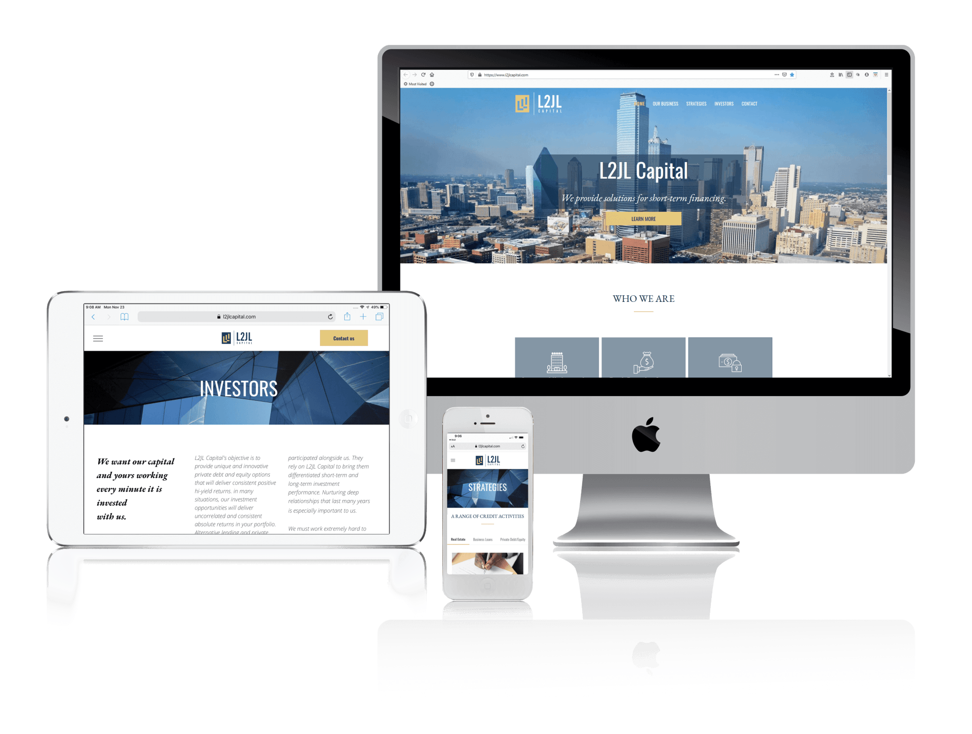 Duda Websites for Capital Finance