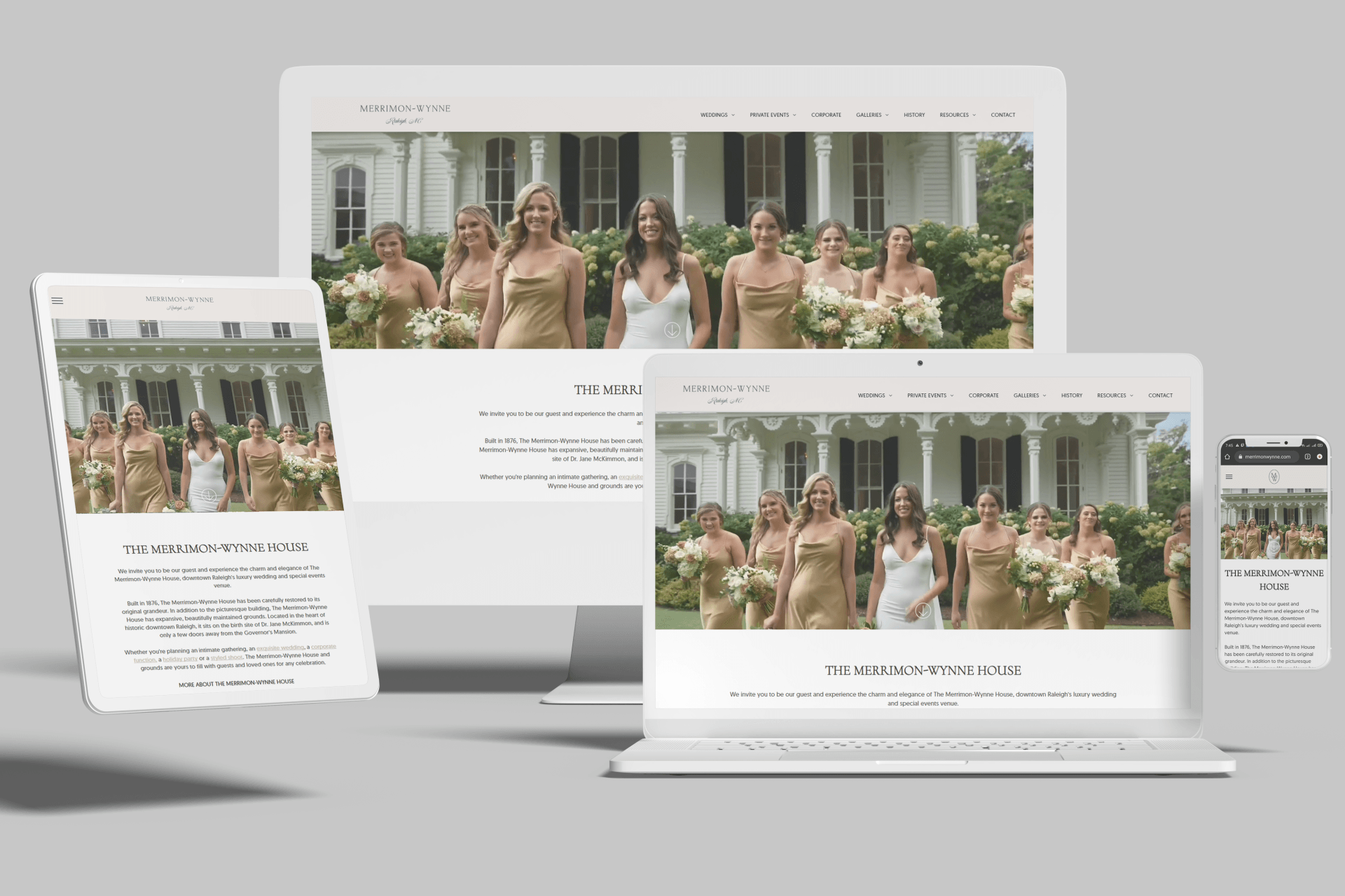 Duda Wedding and Event Venue Website