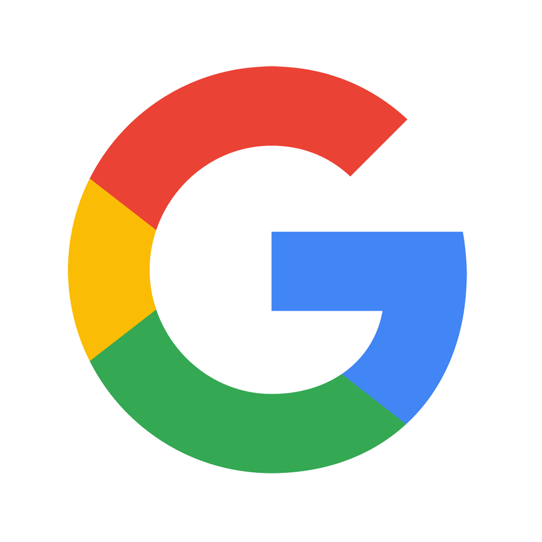Google logo: a colorful letter