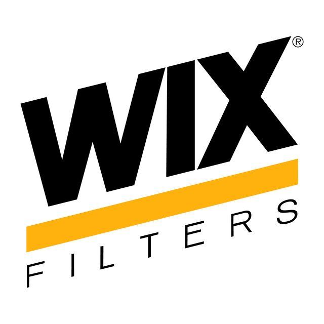 WIX Filters logo with black text and an orange line.