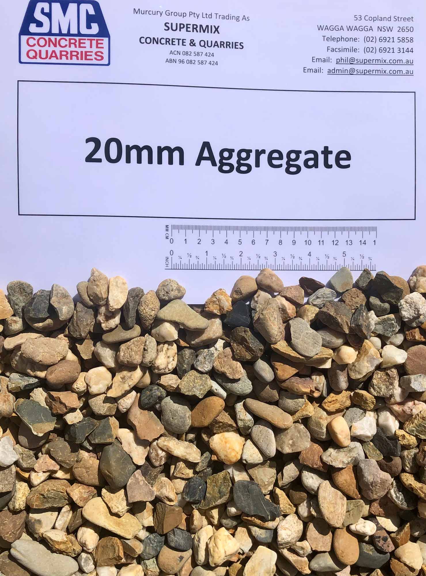 20mm aggregate | Wagga Wagga, NSW | Supermix Concrete & Quarries