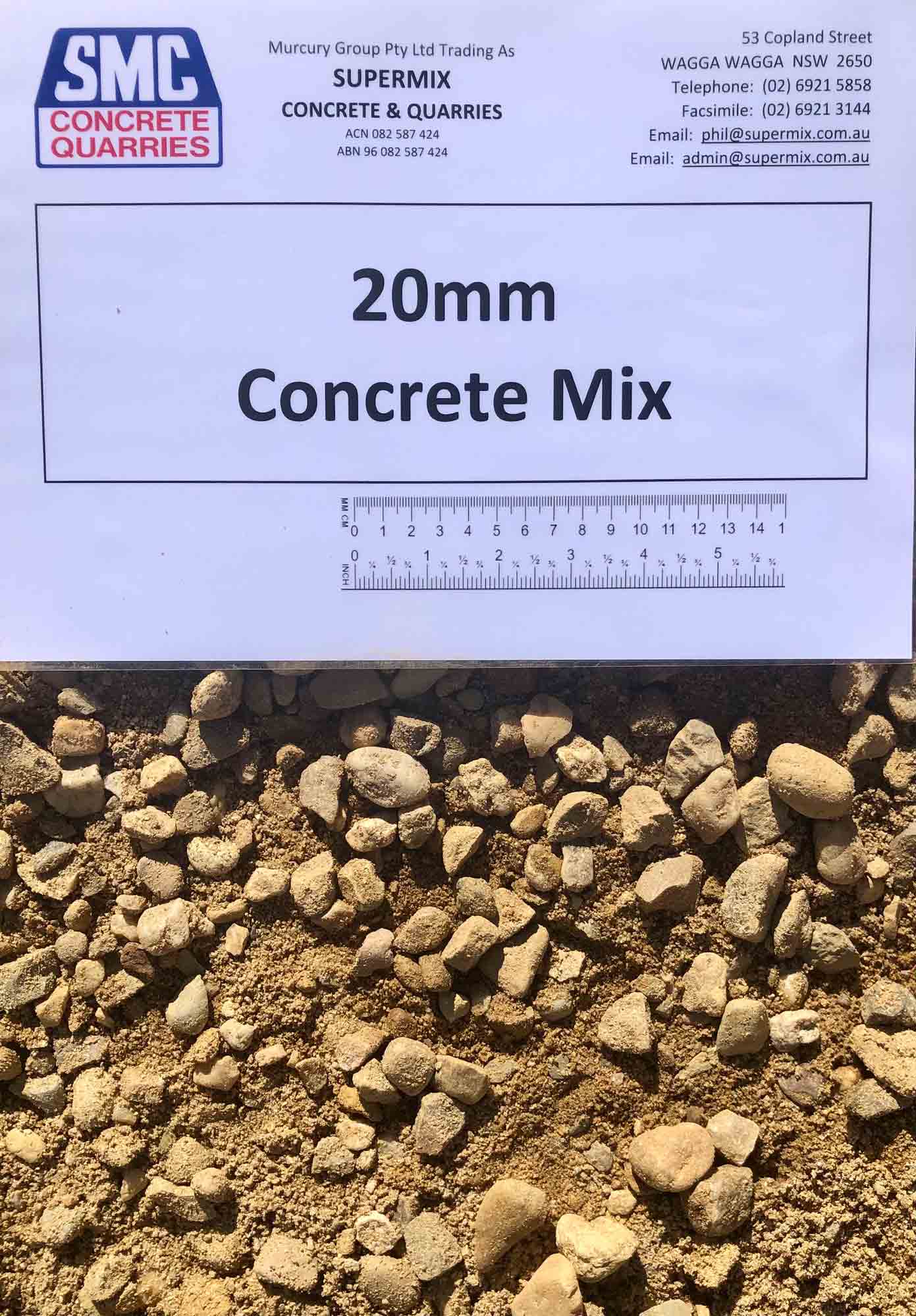 20mm concrete mix | Wagga Wagga, NSW | Supermix Concrete & Quarries
