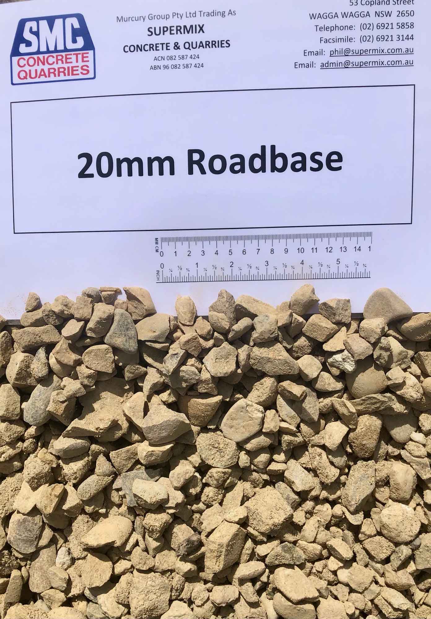 20mm roadbase | Wagga Wagga, NSW | Supermix Concrete & Quarries