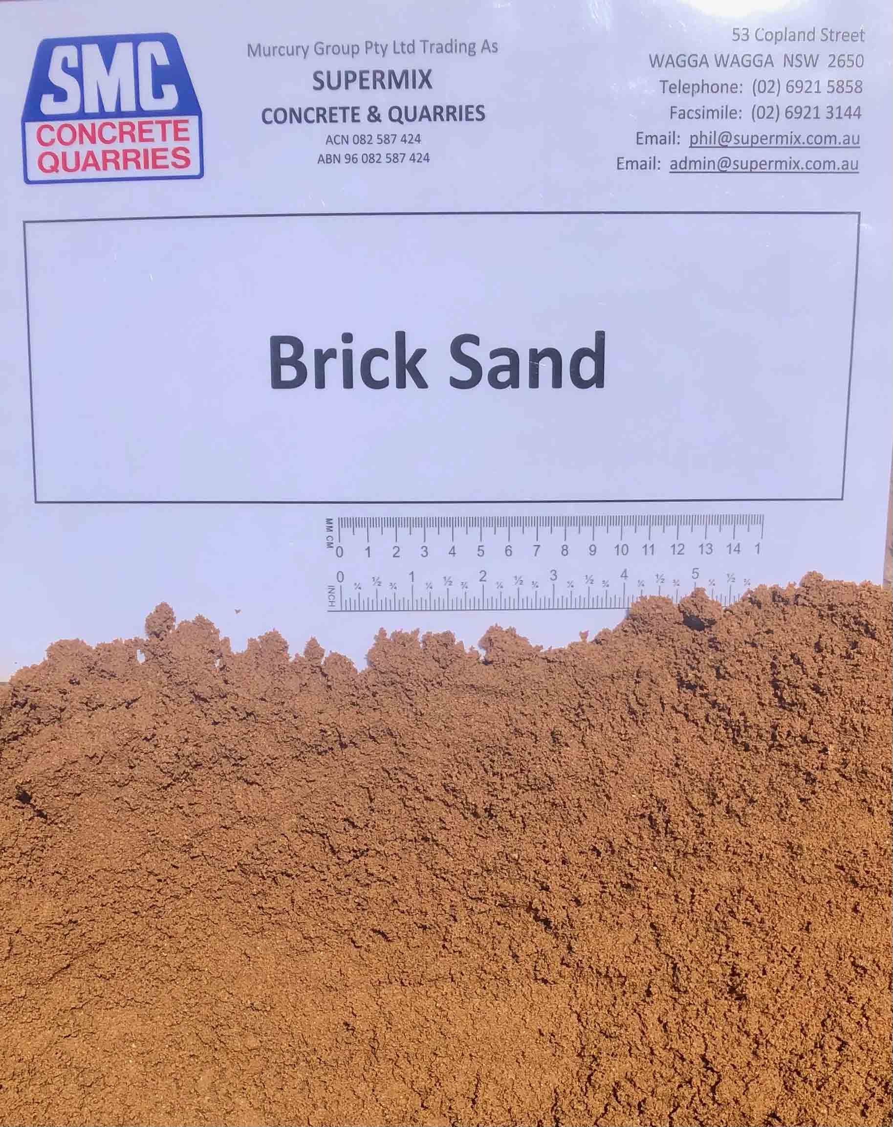 Brick sand | Wagga Wagga, NSW | Supermix Concrete & Quarries