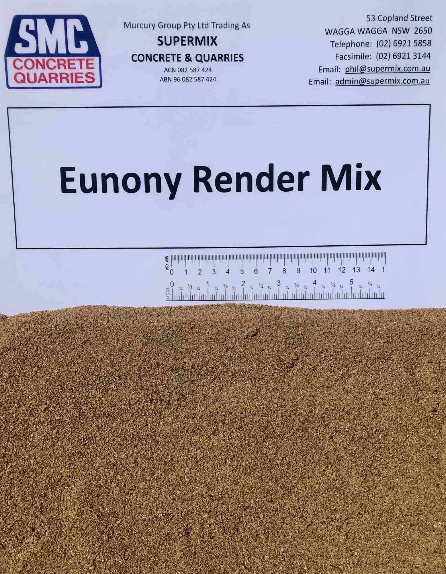 Eunony render mix | Wagga Wagga, NSW | Supermix Concrete & Quarries