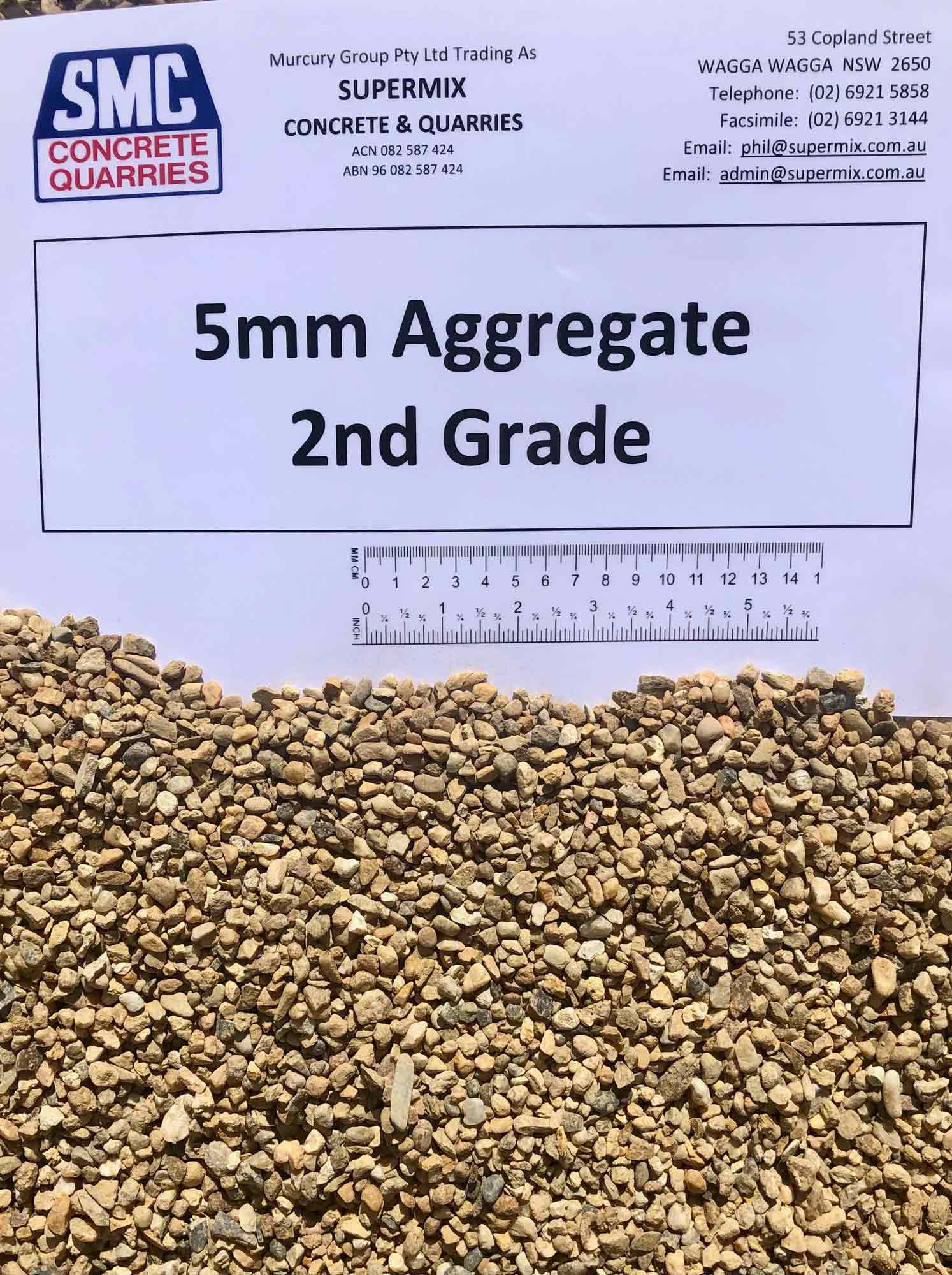 5mm aggregate 2nd grade | Wagga Wagga, NSW | Supermix Concrete & Quarries