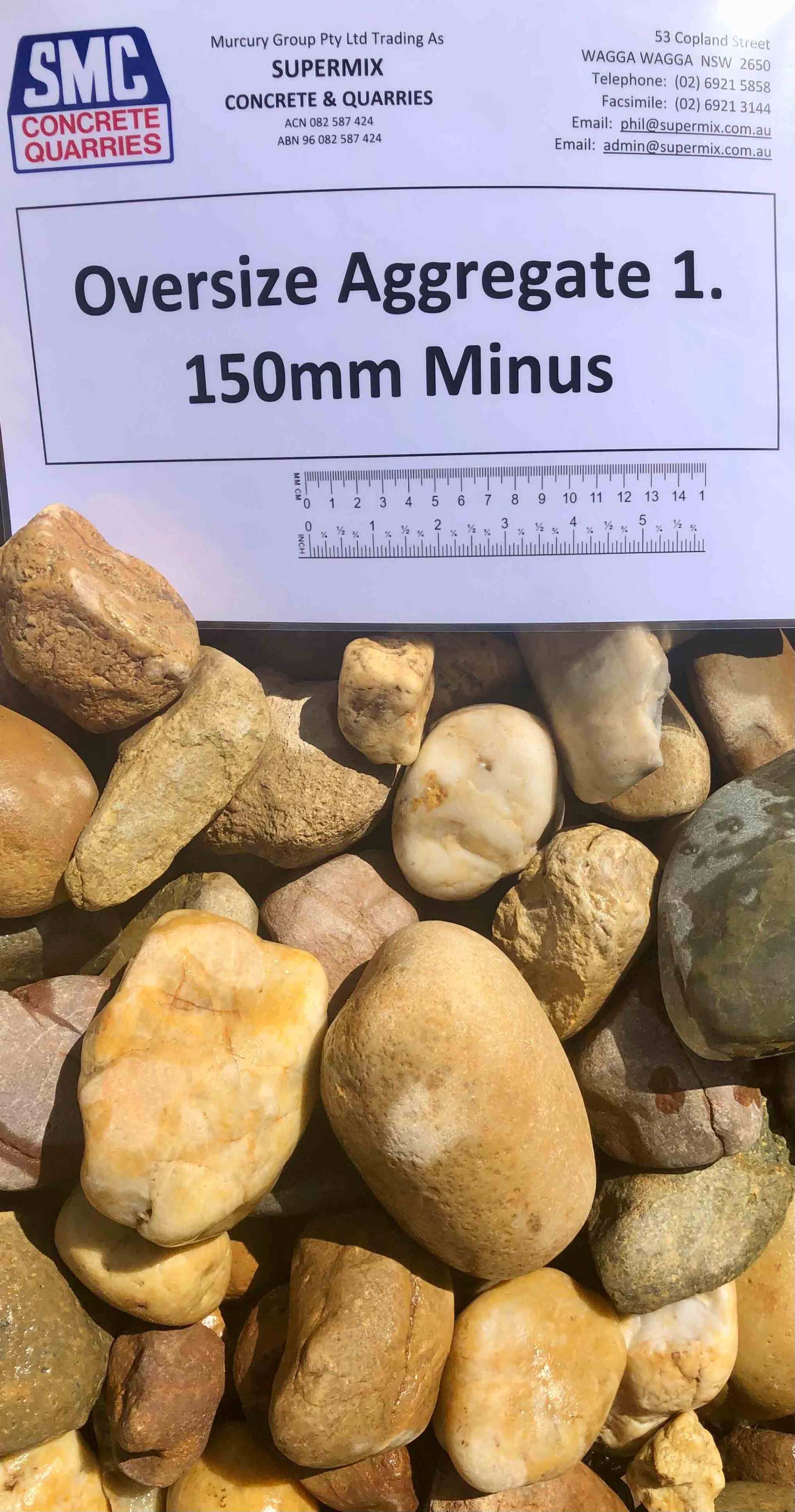 Oversize aggregate | Wagga Wagga, NSW | Supermix Concrete & Quarries