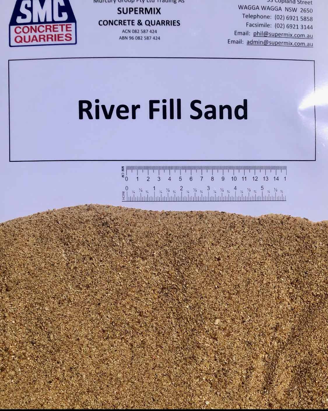 River fill sand | Wagga Wagga, NSW | Supermix Concrete & Quarries