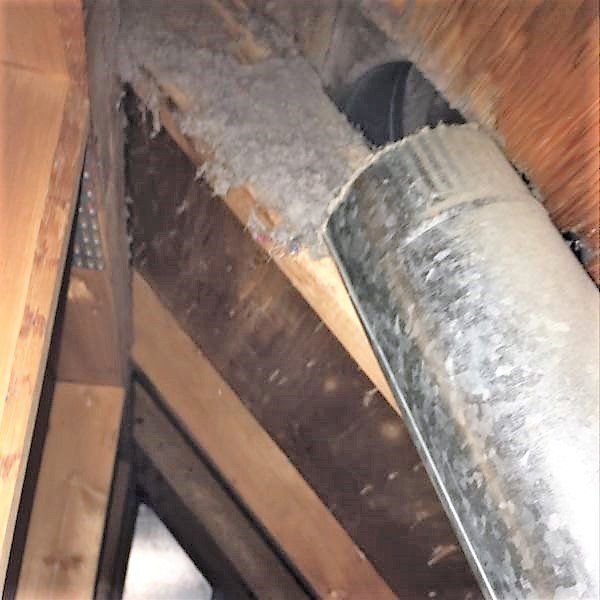 Installed vent - interior before