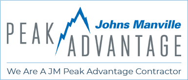 We are a Johns Manville Peak Advantage contractor
