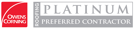 We are an Owens Corning Platinum Preferred Roofing Contractors