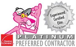 Heritage Roofing & Contracting is an Owens Corning Platinum Preferred Contractor